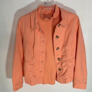 Dennisport Anywhere cotton jacket & top set from Appleseed's, Petite Medium